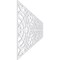 Ekena Millwork Set of Four Panels for 94 1/2"W x 24 1/4"H Garland Fretwork Wainscot Wall Paneling WPKP12X01X47GRD - alternate 4